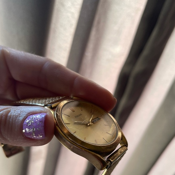 RARE vintage gold Pulsar (seiko) watch unisex